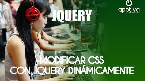 Modificar estilos CSS con Jquery