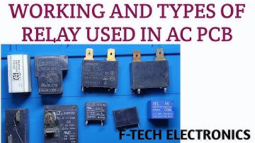 RELAY WORKING AND TYPES | AC PCB REPAIRING | AC PCB REPAIRING COURSE | जानिए रिले के बारे मे।