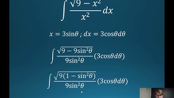 8.3a Trigonometric Substitution (using a-sin-theta)