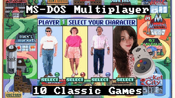 MS-DOS Multiplayer - 10 Classic Games