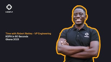 Kofa in 60 Seconds: Pioneering Sustainable Energy Systems with VP of Engineering, Robert Nettey