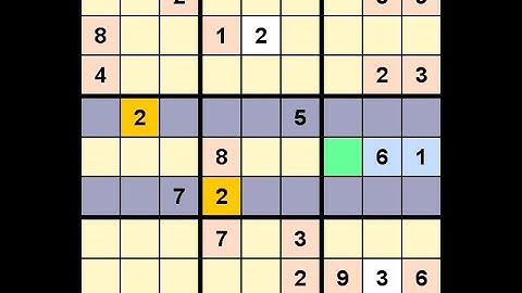How to Solve New York Times Sudoku Hard June 27, 2021