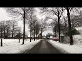 Ritje door de sneeuw te Winterswijk