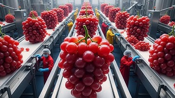 Inside the Grape Factory – How Grapes Are Processed for Wine, Juice, and Export (Behind the Scenes)