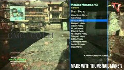 MW3 RTM MOD MENU - Playing for Fun - Free For All