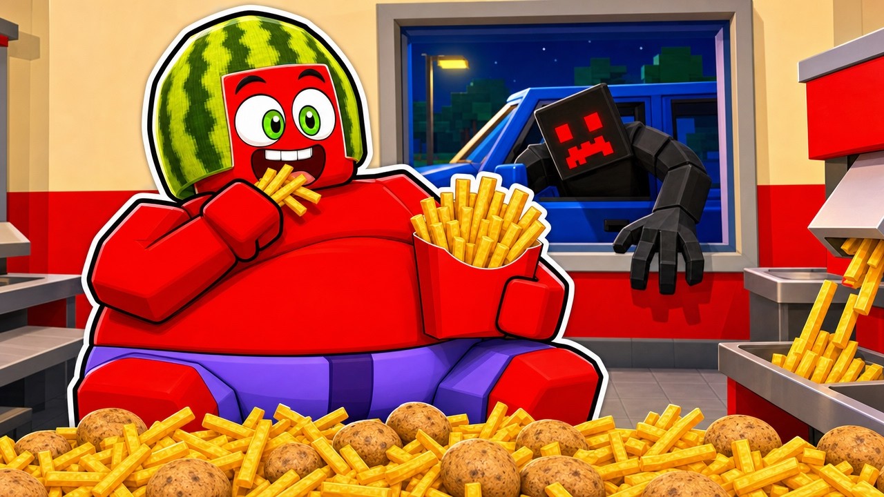 Started Selling FRIES in Roblox