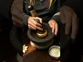 【4K】【ASMR】Pressing and Mixing a Gold Ball – Mesmerizing ASMR