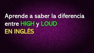 Que significa high