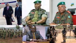 🔴GEN. EKENGE YEMEJE HAFUNZE ABAJENERALI 21 MURI FARDC/ PEREZIDA WA CENTRAL AFRIQUE YAGEZE I KIGALI