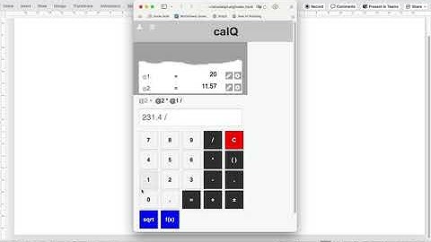 calQ – the calculator reimagined