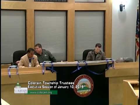 Colerain Township Executive Session - January 10, 2019 football score