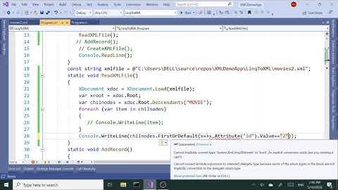C# | Linq To XML | How To Read XML Data | Pt 3