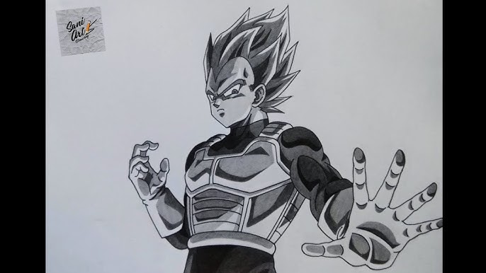 Speed Drawing Vegeta Ultra Ego - Vídeo Dailymotion