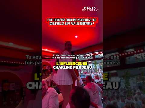 Feria De Dax L Affaire Charline Pradeau Qui Se Fait Soulever Sa Jupe Par Un Rugbyman 