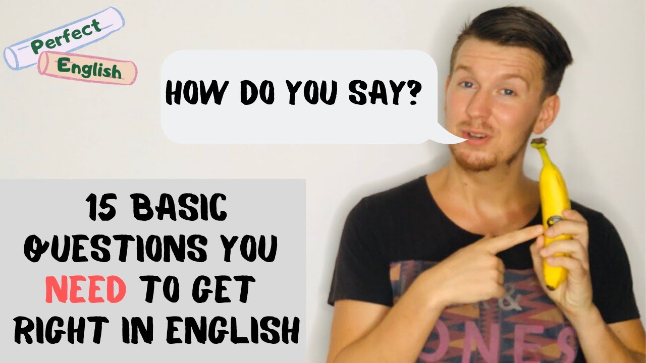 DON'T ask these questions incorrectly in English - YouTube