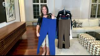 Susan Graver Essentials Liquid Knit Straight Leg Pants on QVC