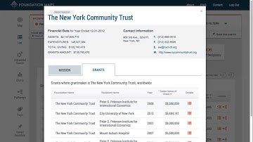 Foundation Maps Guided Tour: Navigating the List