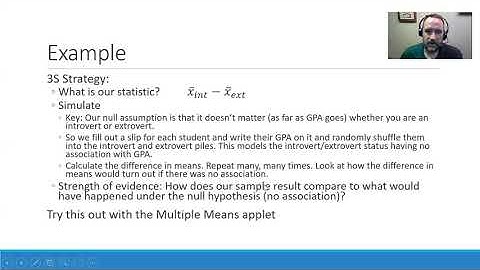 Comparing Two Means: Simulation-Based Approach