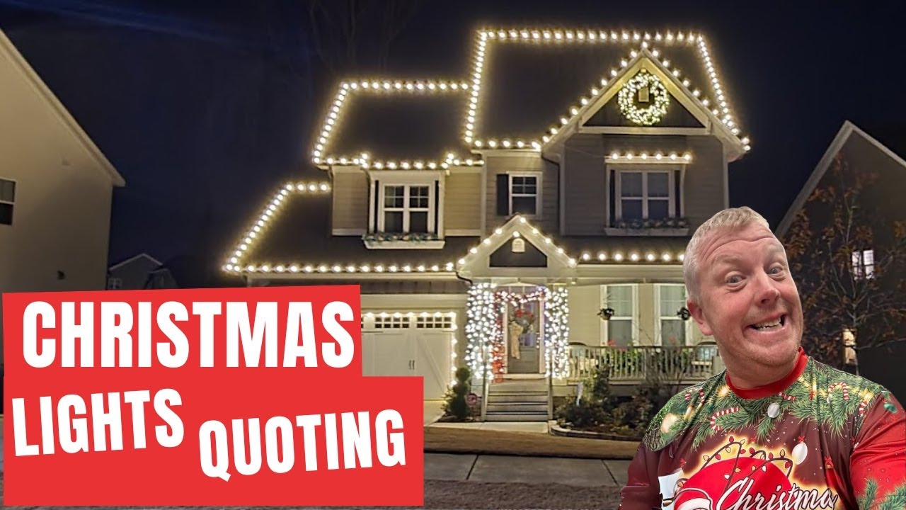 Christmas Light Business How To Quote Like A Pro YouTube Christmas Light Business How To Quote Like A Pro YouTube