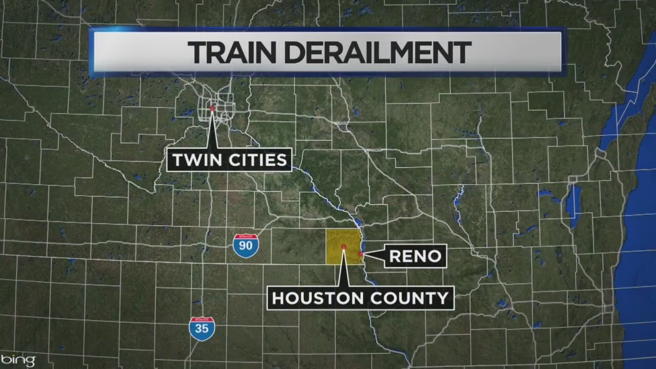 2 Cars Crash Through Ice In SE Minnesota Train Derailment YouTube