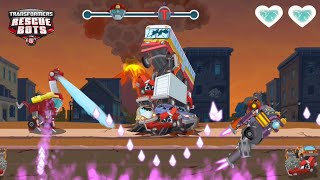 Transformers Rescue Bots Dash  Play As Heatwave Firebot With The Apatosaurus Water Blast