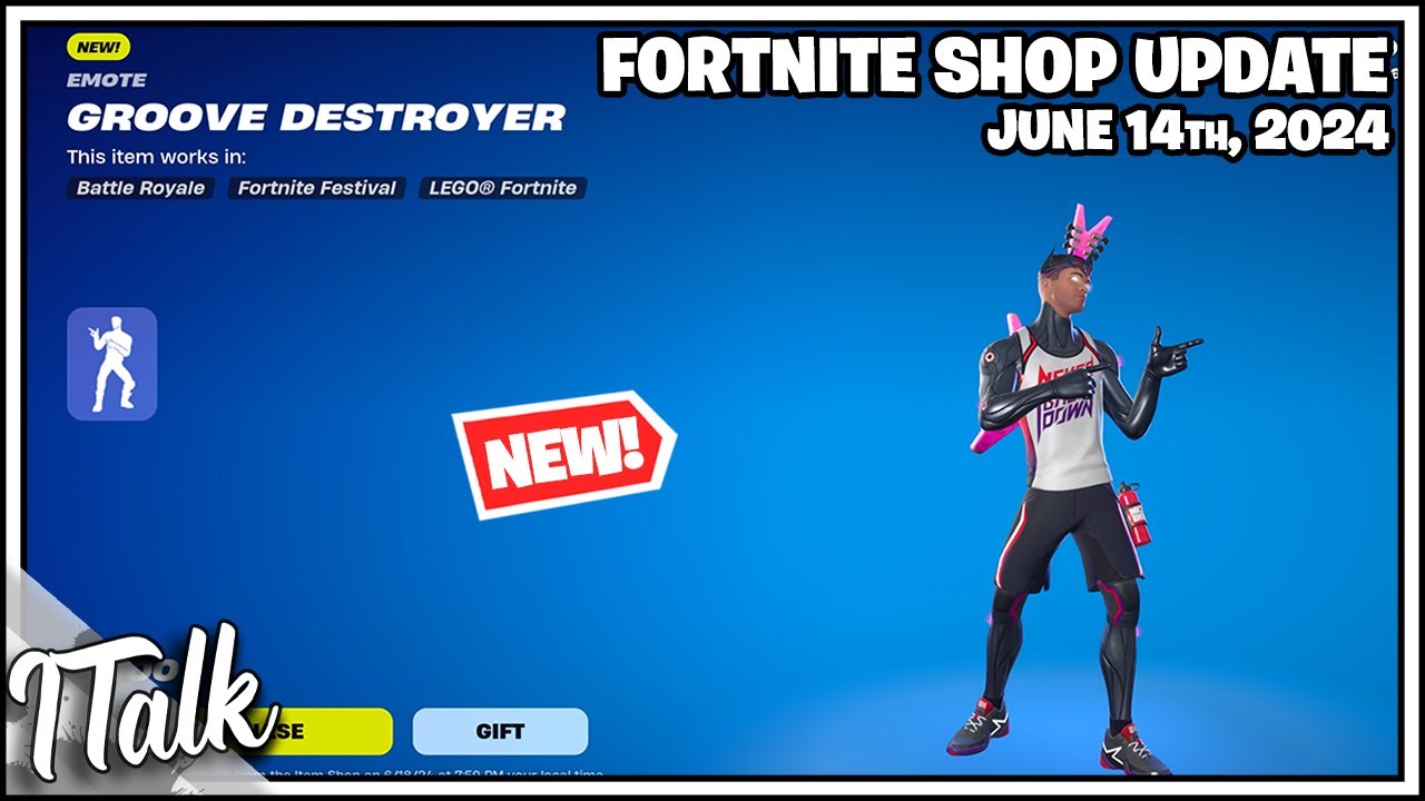 *NEW* GROOVE DESTROYER EMOTE! Fortnite Item Shop [June 14th, 2024