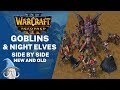 Goblins and (2) Night Elves Models Comparison (Reforged vs Classic) | Warcraft 3 Reforged Beta