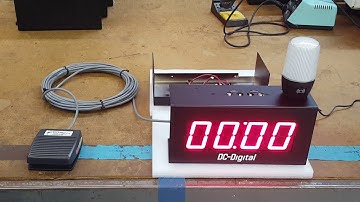 DC-25T-DN-BCD (Count Down Timer with BCD Switches, ANDON Light, EOP, and Foot Switch)