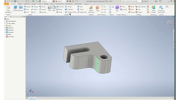 Inventor Demo Video - Fillet And Chamfer