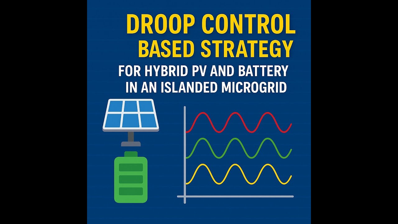 Droop Control Based Strategy for Hybrid PV and Battery in an Islanded ...
