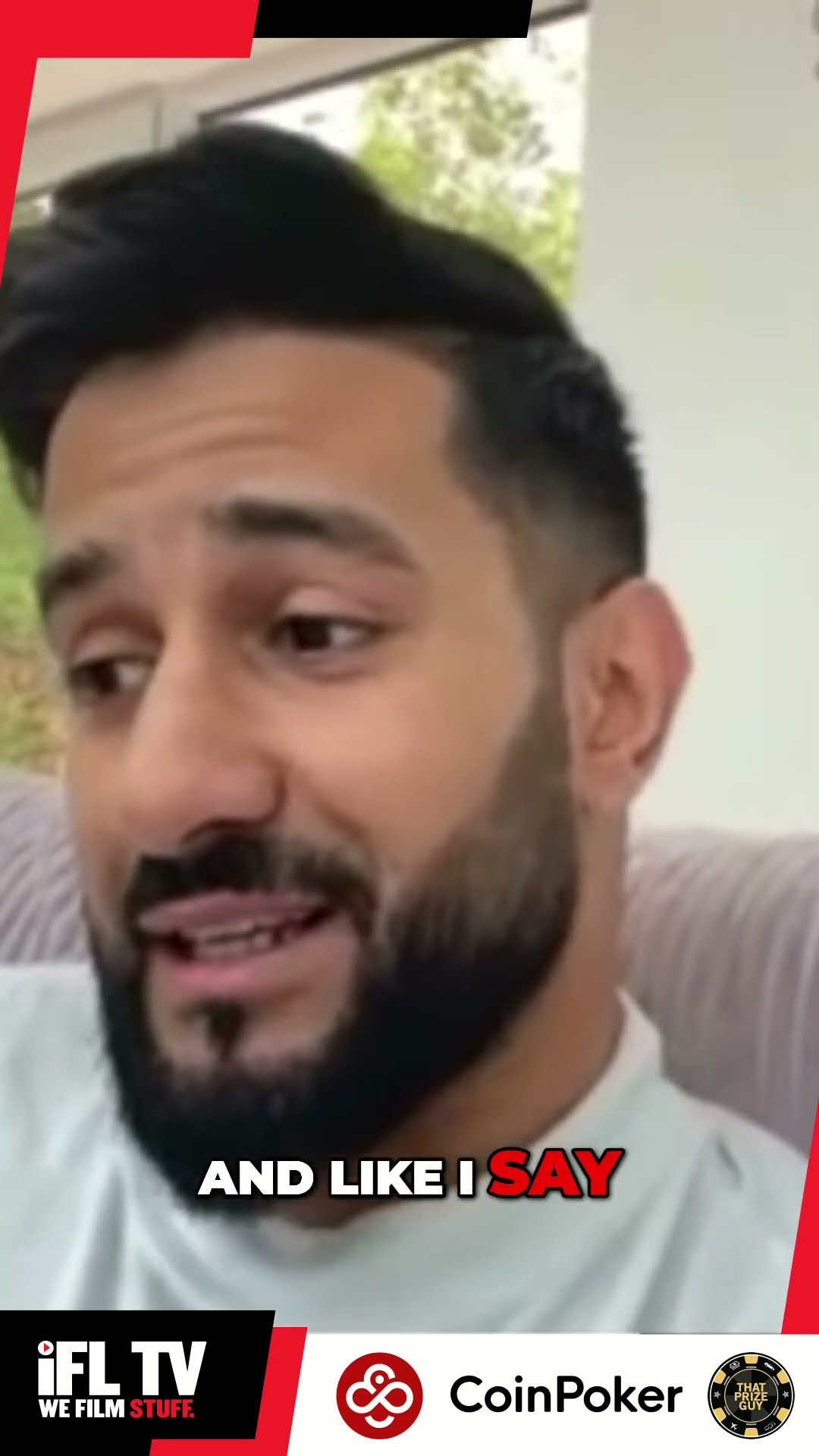 Qais Ashfaq on Danny Quartmaine being scared to lose his belts... ?