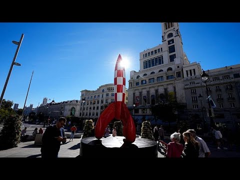 Tintín llega por primera vez a Madrid con una exposición de 300 piezas originales