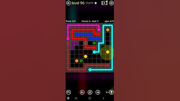 How To Solve Flow Free Bridges 11x11 Mania Pack Level 96 Board Walk Through Solution Walkthrough