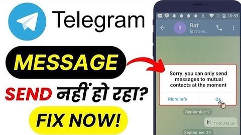 Telegram Message Restrictions:How to Fix 