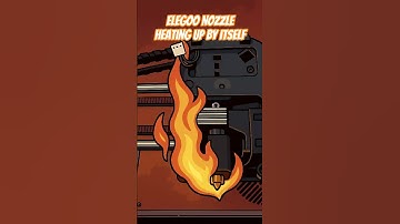 Elegoo Centauri Carbon Nozzle Heating up by itself Part 1 #3dprinting #3dprinter #3dprint #elegoo