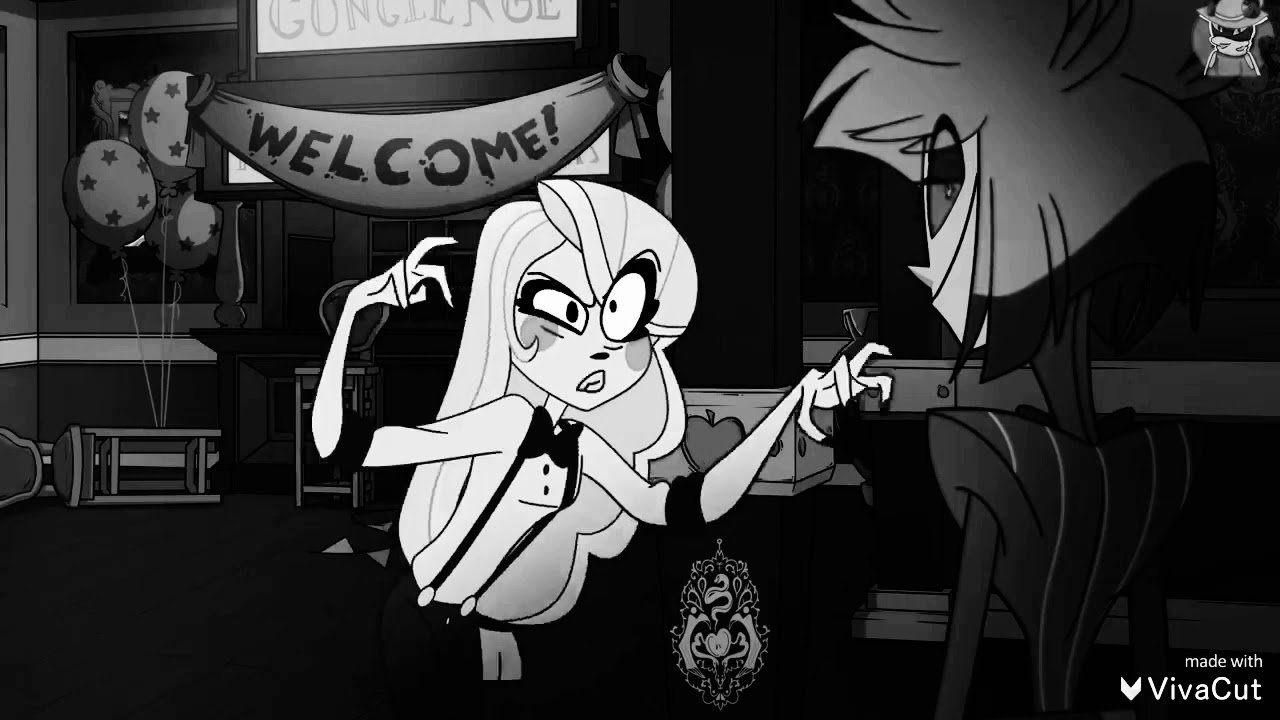 Песня hell great dad hazbin hotel. Чарли отель ХАЗБИН. Отель ХАЗБИН Чарли чёрно белое. Чёрно белый отель ХАЗБИН. Аластор отель ХАЗБИН черно белый.