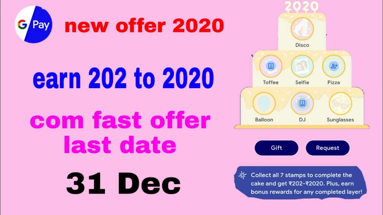 G-PAY 2020 Cake Offer !! Officially Launched !! Full Terms Revealed !! Google Pay Cake Offer Loot !!