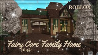 🌲🌼||Fairy Core Family Home Tour||Roblox Bloxburg|| {iiplxntx}🌼🌲