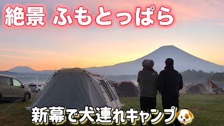 【ふもとっぱら】憧れの新幕！ランドロックで愛犬と日本一の絶景冬キャンプ！ – TAKAO TENT+  【愛犬ユキチとキャンプ旅】🐾