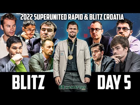 Last Day na! Kaylangan maawat ni Wesley si Magnus! SuperUnited Croatia Rapid & Blitz 2022 Day 5