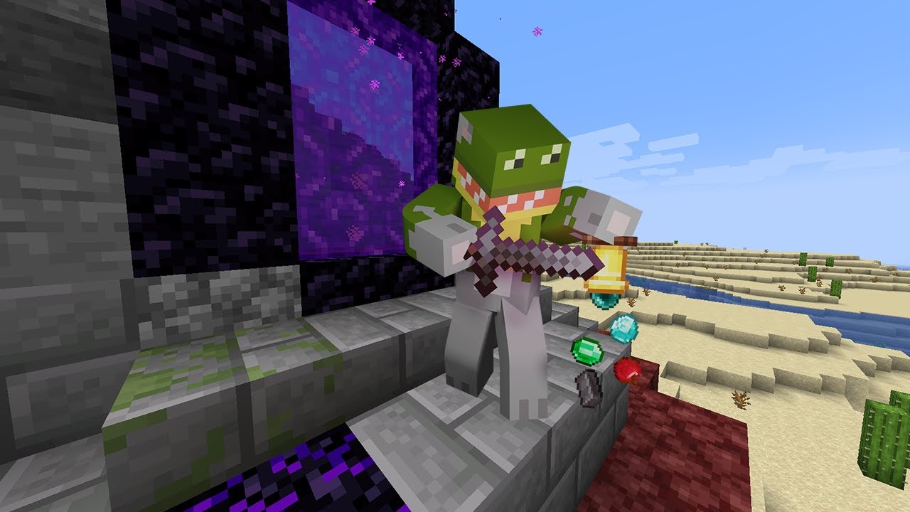 Minecraft BUT new craftable bells drop OP items YouTube