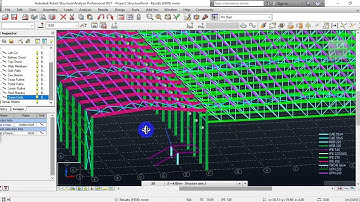 Modeling 3D PORTAL FRAME & TRUSS USING AUTODESK ROBOT (5)