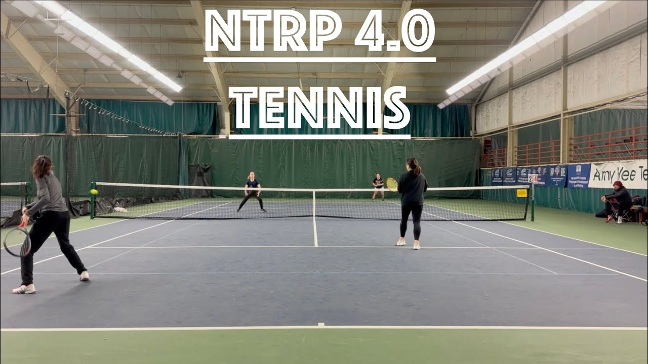 NTRP 4.0 Tennis - 3 sets of doubles in one day edition - YouTube