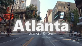 Driving in Downtown Atlanta, Georgia  4K60fps