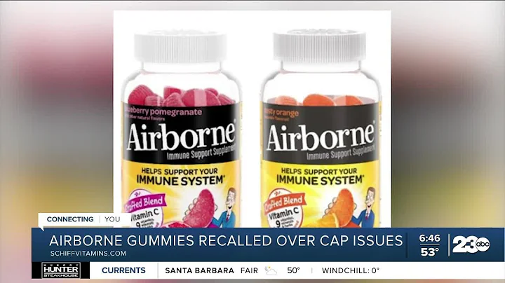 Airborne gummies recalled over cap, seal injury hazard