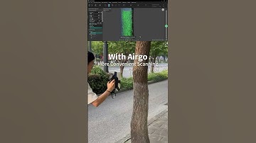3D Scanning Trees in Bright Sunlight with 3DeVOK MQ + Airgo Wireless Handle