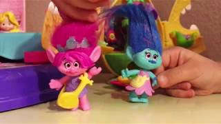 Trolls Camp Critter Pod Unboxing And Play Story With Disney Princesses