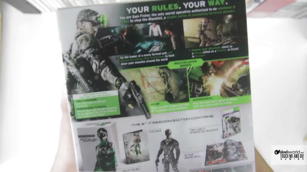 Splinter Cell 5th Freedom Edition - Unboxing