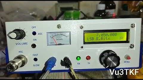 Easy bitx Testing mode | Ham Radio| 7.050Mhz Net checking | Transmission testing | Vu3TKF | Part 1 |