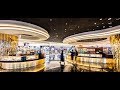 Walking thru Dubai airport Duty Free shopping mall..Luxury shopping...